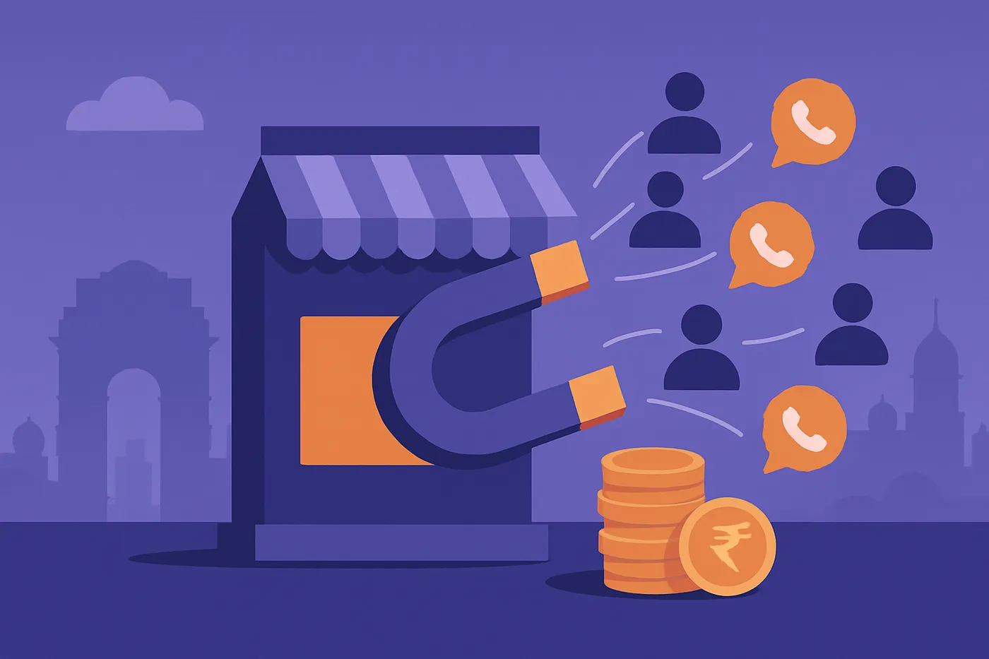Delhi local business getting more customers from Google without paid ads
